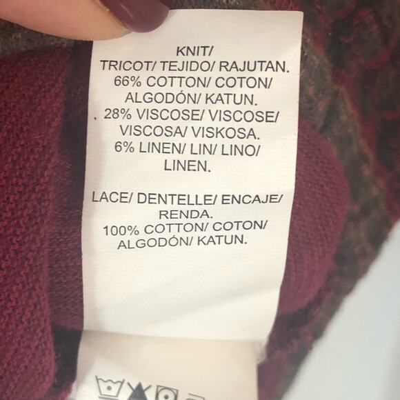 Lucky‎ Brand Mandala Peasant Top Size Small - Picture 5 of 5